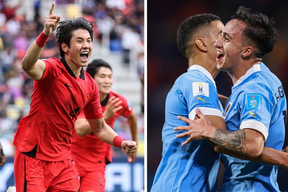 फिफा यु–२० विश्वकपः दक्षिण कोरिया र उरुग्वे सेमिफाइनलमा