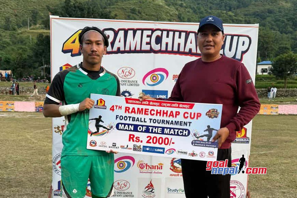चौथो रामेछाप कप: रिभरसाइडको शानदार जित, आकाशे ब्वाइज सेमिफाइनलमा